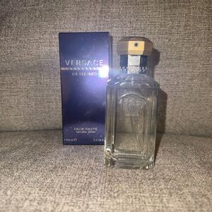 Versace Eau de Toilette with Blue and Gold Accents